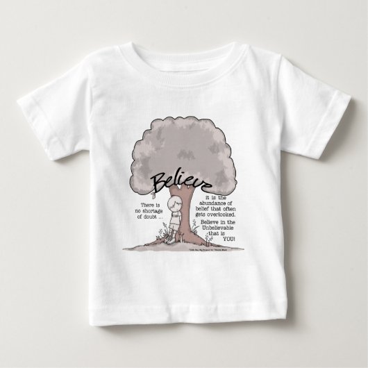 Glaube Tree Baby T-shirt (Vorderseite)