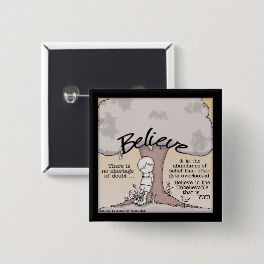 Glaube Tree Button (Vorne & Hinten)