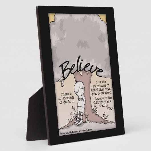 Glaube Tree Fotoplatte (Seite)