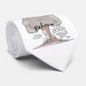 Glaube Tree Krawatte (Gerollt)