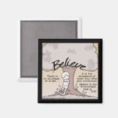 Glaube Tree Magnet (Vorderseite/Rückseite)