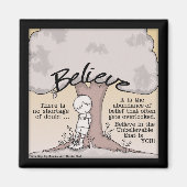 Glaube Tree Magnet (Vorne)