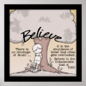 Glaube Tree Poster (Vorne)