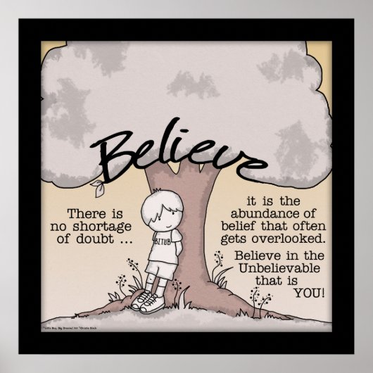 Glaube Tree Poster (Vorne)