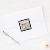 Glaube Tree Quadratischer Aufkleber (Umschlag)