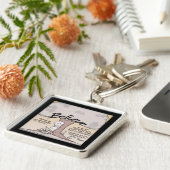 Glaube Tree Schlüsselanhänger (Seite)