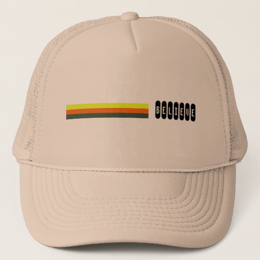 Glaube Trendy Truckerkappe (Vorderseite)