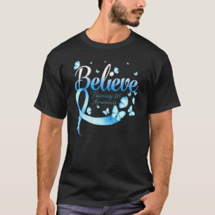 Glaube Trisomie 18 Bewusstsein Schmetterling 1 T-Shirt