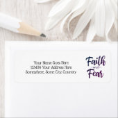 Glaube über Angst (Insitu)