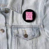 Glaube über Angst Brustkrebs Bewusstsein Pink Coqu Button (Beispiel)