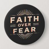 Glaube über Angst Button (Vorderseite)