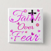 Glaube über Angst Button (Vorderseite)