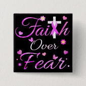 Glaube über Angst Button (Vorderseite)