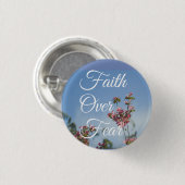 Glaube über Angst Button (Vorne & Hinten)