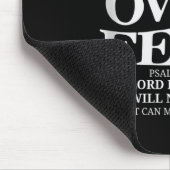 Glaube über Angst Christlich (auf der Rückseite) I Mousepad (Ecke)