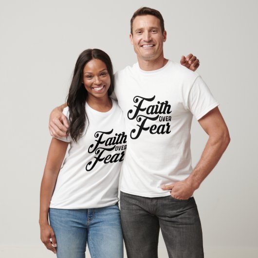 Glaube über Angst - Christlich T-Shirt (Unisex)