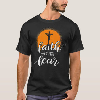 Glaube über Angst Christliche Bibel Verse Religiös T-Shirt