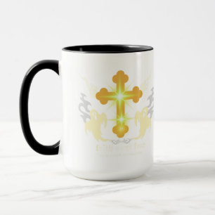 Glaube über Angst Christlicher Halloween-T - Shirt Tasse