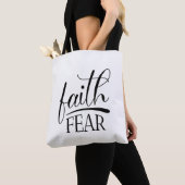 Glaube über Angst Evangeliumsgrafiken Berühmt Chri Tasche (Von Nahem)