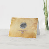 Glaube über Angst geklappte Grußkarte Karte (Rückseite)