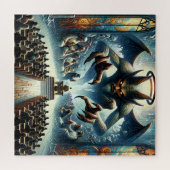 Glaube über Angst - Gerichtssaal Puzzle (Horizontal)