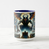 Glaube über Angst - Gerichtssaal Tasse (Zentrum)