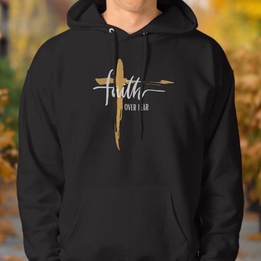 Glaube über Angst Hoodie