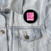 Glaube über Angst Jesus Christlich rosa Brustkrebs Button (Beispiel)