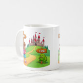 Glaube über Angst Kaffeetasse (Vorderseite Links)