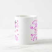 Glaube über Angst Kaffeetasse (Mittel)