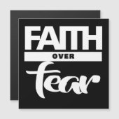 Glaube über Angst Karte (Vorne/Hinten)