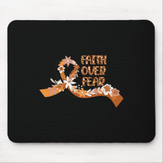Glaube über Angst Leopard Leukämie-Bewusstseins-Kr Mousepad