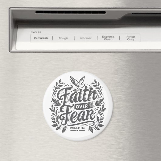 Glaube über Angst Magnet (In Situ (Geschirrspüler))