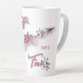 Glaube über Angst Milchtasse (Rechte Ecke)