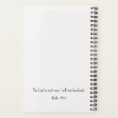 Glaube über Angst Personalisierte Bibelverse Planer (Rückseite)