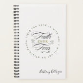 Glaube über Angst Personalisierte Bibelverse Planer (Vorderseite)