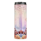 Glaube über Angst Pfeil Thermosbecher (Rückseite)