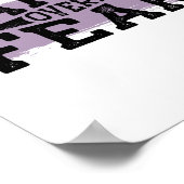 Glaube über Angst Poster (Ecke)