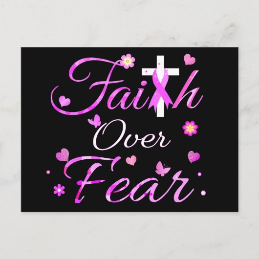 Glaube über Angst Postkarte (Vorderseite)