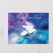 Glaube über Angst Postkarte (Vorne/Hinten)