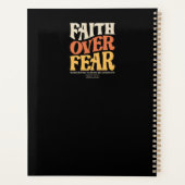 Glaube über Angst - Psalm 118:6 Christlich Planer (Rückseite)