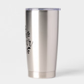 Glaube über Angst religiöse Schrift Thermobecher (Links)