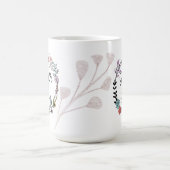 Glaube über Angst Schöne Blüte Kaffeetasse (Mittel)