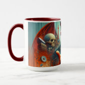 Glaube über Angst - surreale spirituelle Reise Tasse (Links)