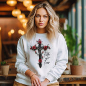 Glaube über Angst Sweatshirt