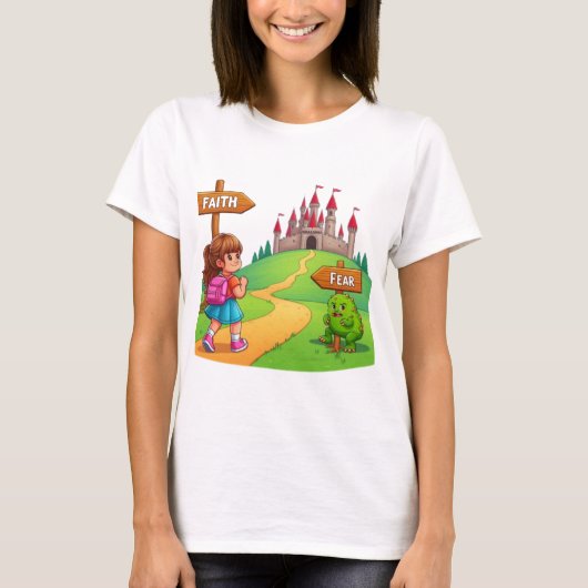 Glaube über Angst T-Shirt (Vorderseite)