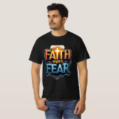 Glaube über Angst T-Shirt (Vorne ganz)