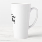 Glaube über Angst Weiß Milchtasse (Rechts)