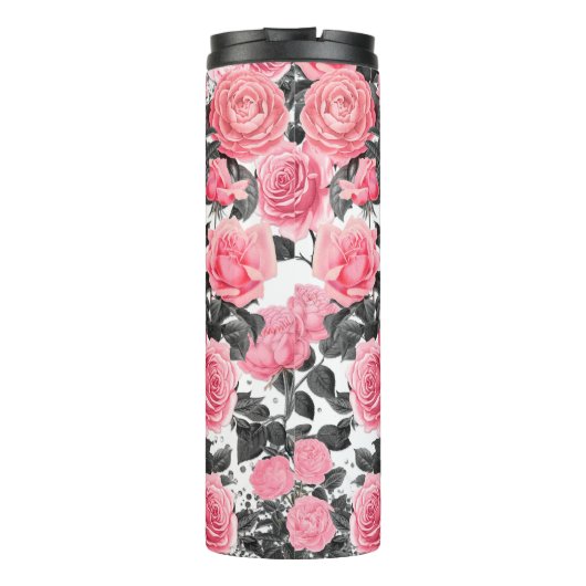 Glaube über die Angst thermal tumbler Thermosbecher (Rückseite)