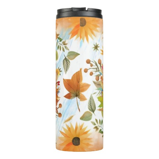 Glaube über Furcht und blutige Kaskade Thermosbecher (Rückseite)